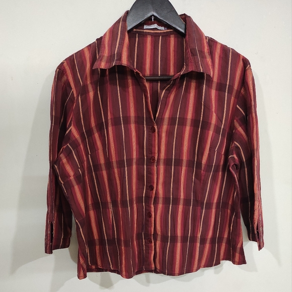 Vintage Oversized Crop Shirt ❤ - Picture 3 of 14